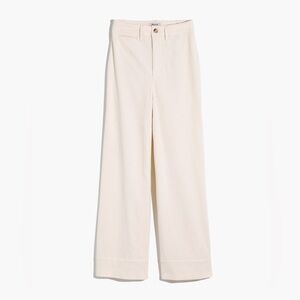 Madewell Wide-Leg Crop pants in corduroy